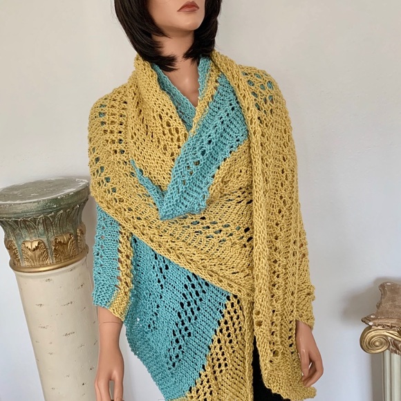 Hand Knits 2 Love Extra Big Shawl Designer Fashion